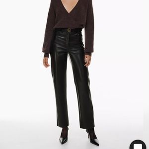 ARITIZIA Melina Vegan Leather Pants - NEW with tags